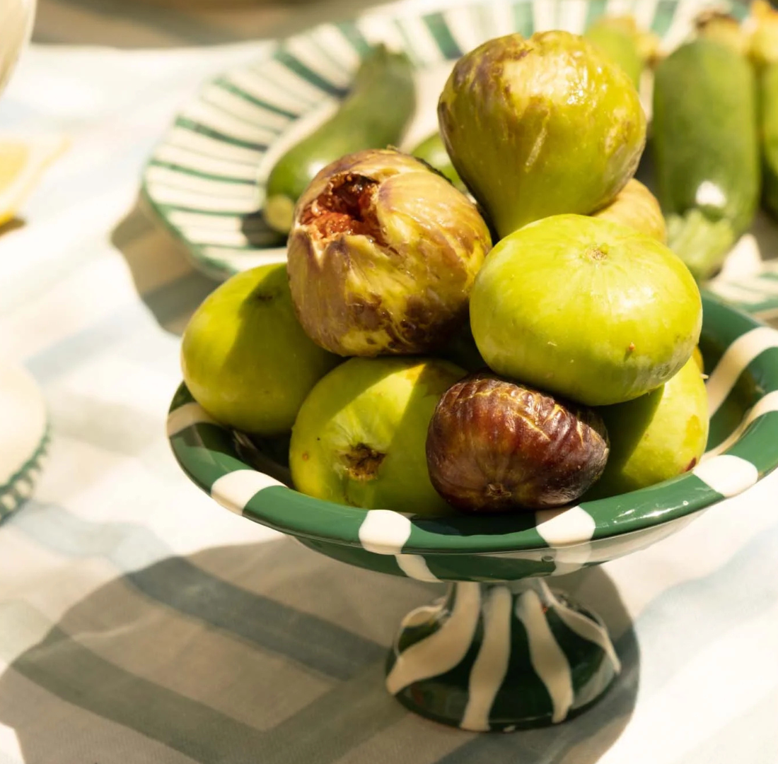 Aperitivo Bowl Stand | Green + Cream