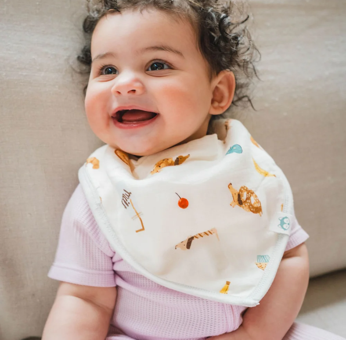 Bandana Bib | French Breakfast | Set 2