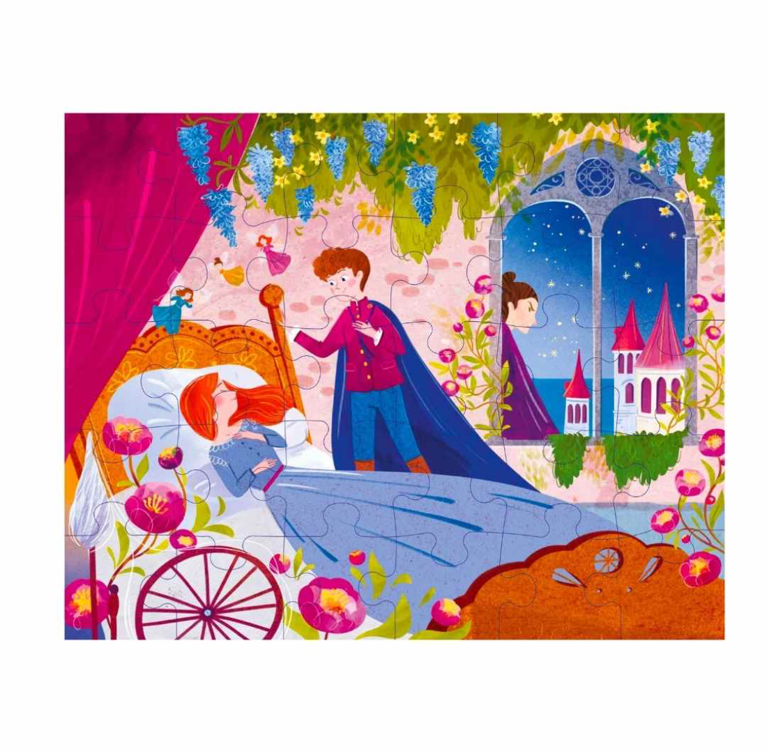 Sassi Fairy Tale Puzzle & Book Set - Sleeping Beauty
