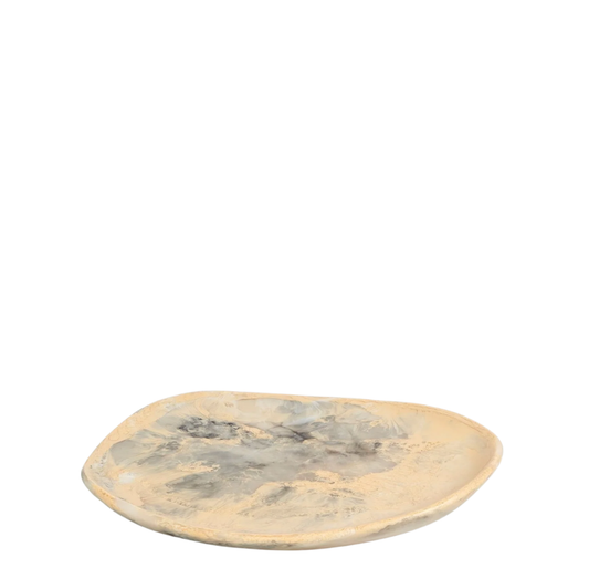 Pebble Plate | Sandy Pearl