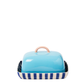 Bloomie Blue Butter Dish