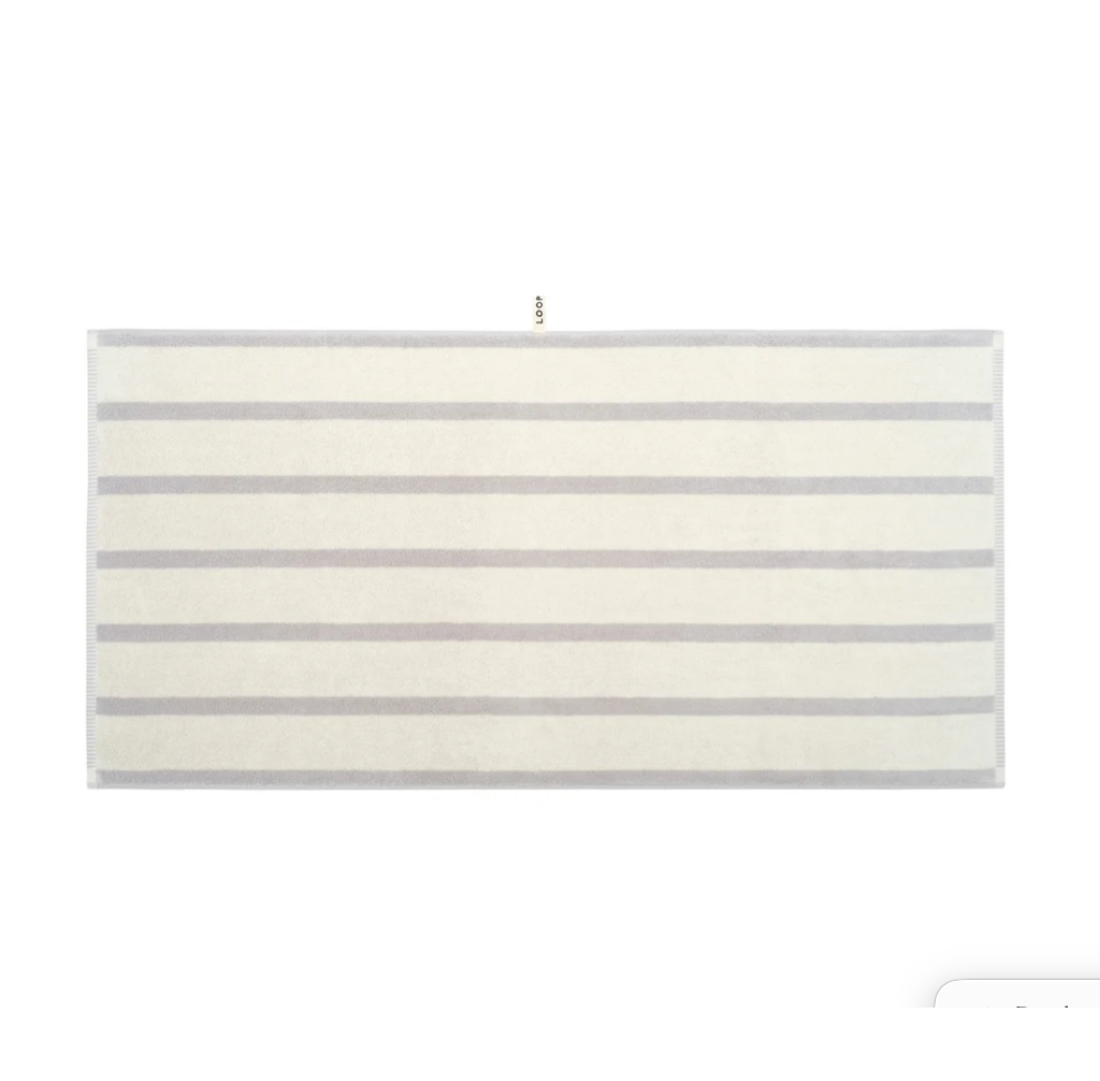 Dual Stripe Bath Towel | Butter + Stone