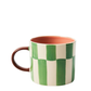 Bloomie Green Check Mug