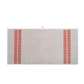 Dual Dash Bath Towel | Terracotta + Stone