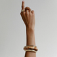 Small Organic Bangle | Sandy Pearl