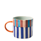 Bloomie Blue Stripe Mug