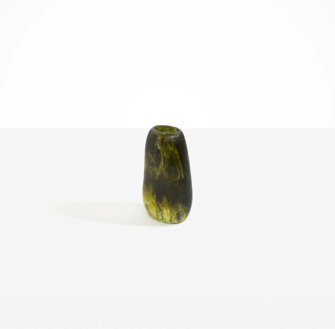 Pebble Vase | Malachite | Small