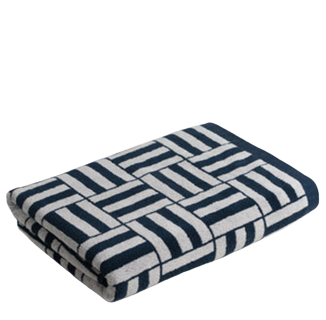 Willis Pool Towel | Obsidian + Stone