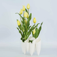 Antje Cone Vase | White