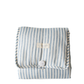 Little Traveller Change Mat | Chambray Stripe