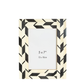 Ona Bone Inlay Photo Frame | Black