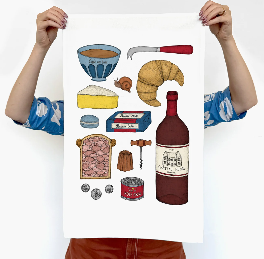 My French Kitchen | Art Tea Towel