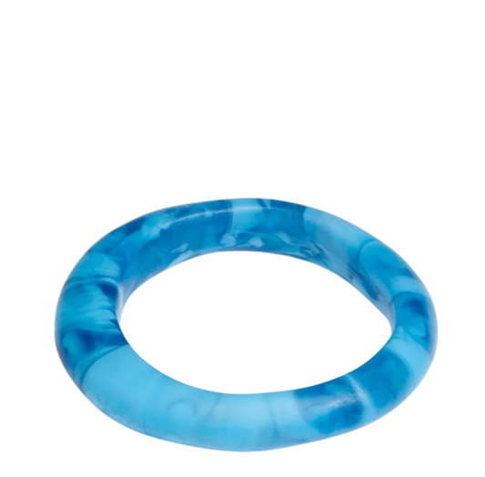 Small Organic Bangle | Sky