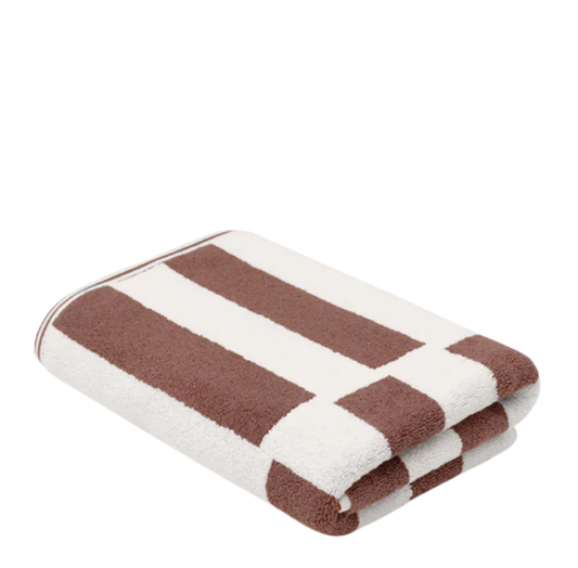 Stack Bath Towel | Coffee + Ivory