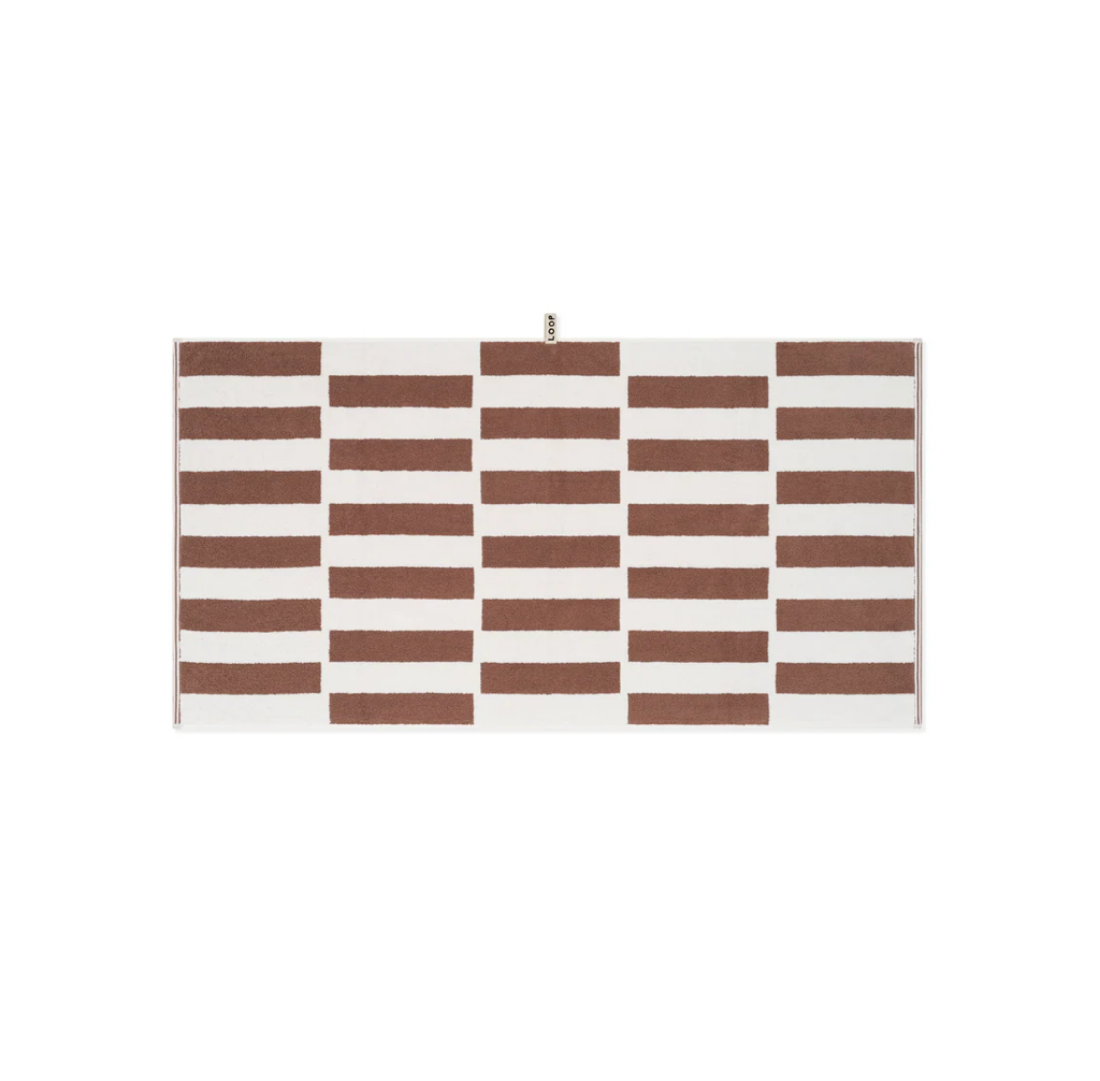 Stack Bath Towel | Coffee + Ivory