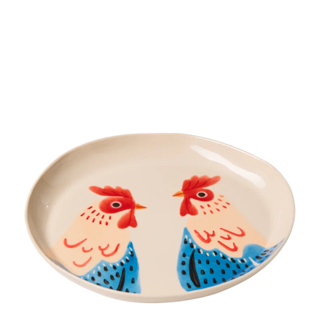 Coop Barn Blue Plate