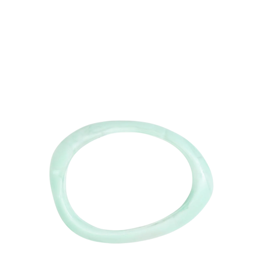 Rock Wishbone Bangle | Mint