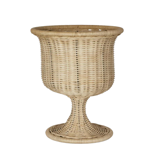Belmont Rattan Urn