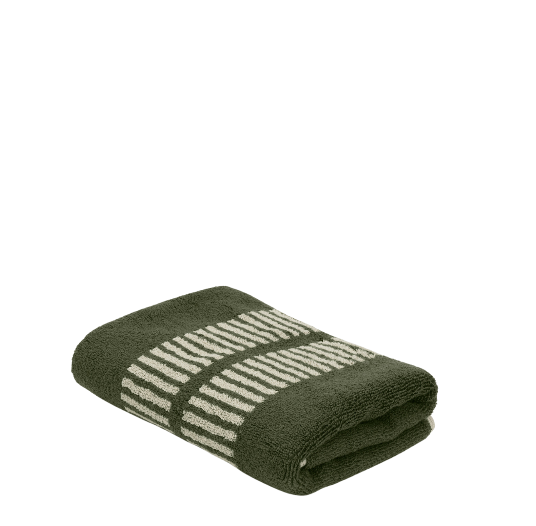 Hand Towel | Dual Dash  | Forest + Sage