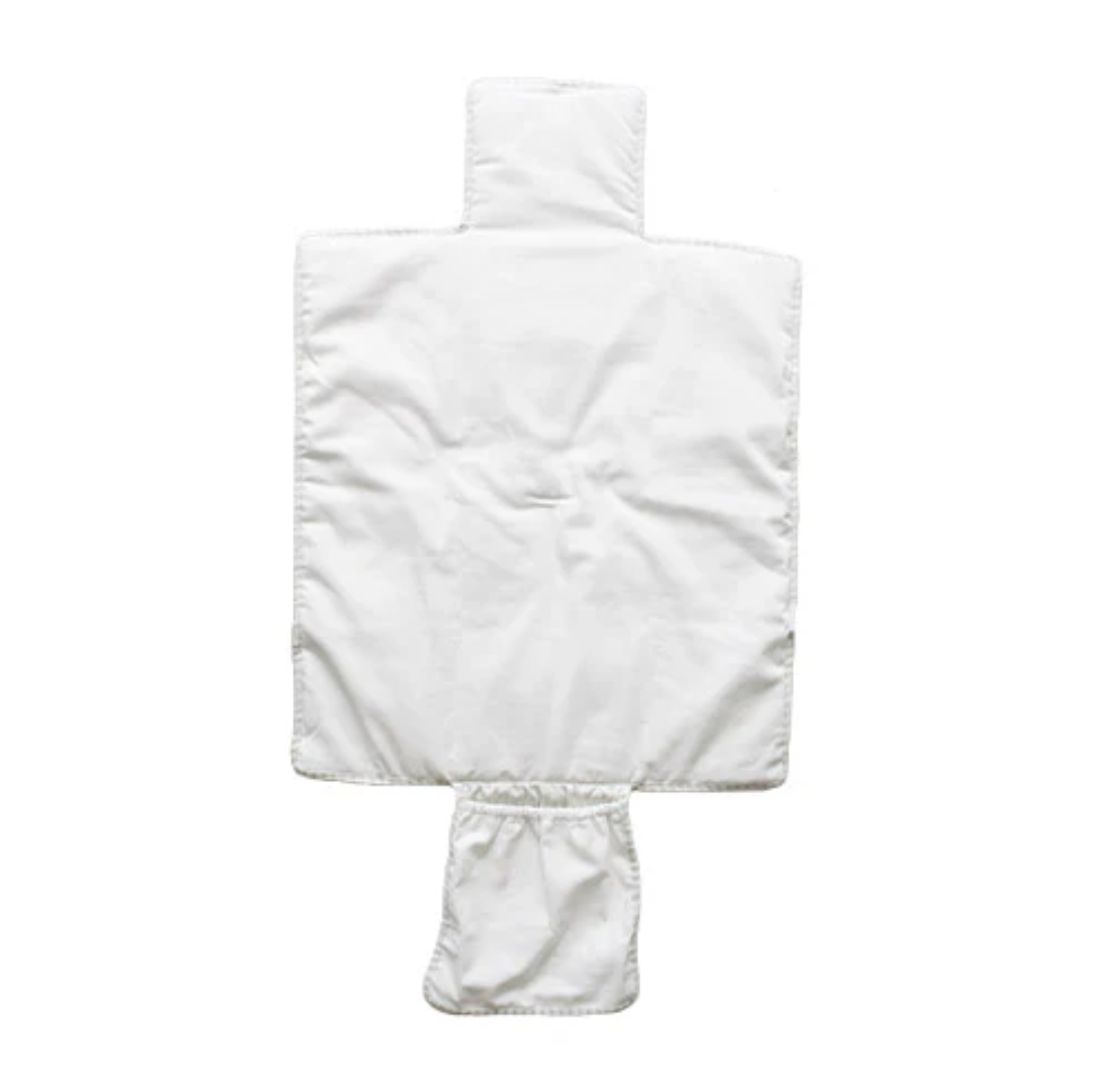 Little Traveller Change Mat | Chambray Stripe