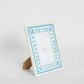 Zena Bone Inlay Photo Frame | Light Blue