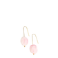 Earth Wire Earrings | Shell Pink | Gold
