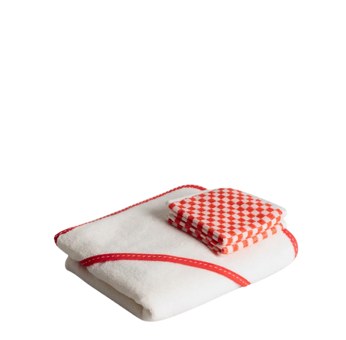 Baina Baby Towelling Set | Paloma Sun + Ecru