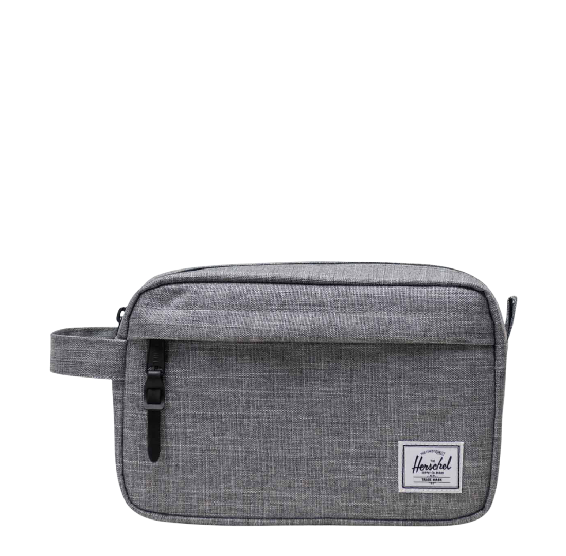 Herschel Chapter Travel Kit | Raven Crosshatch