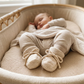 Knit Baby Booties | 0 - 6mth | Latte