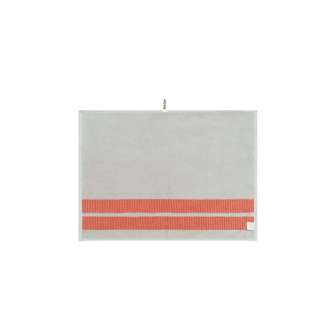 Dual Dash Brick Bath Mat | Terracotta + Stone