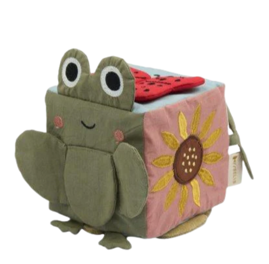 Fabric Cube | A Day In The Garden