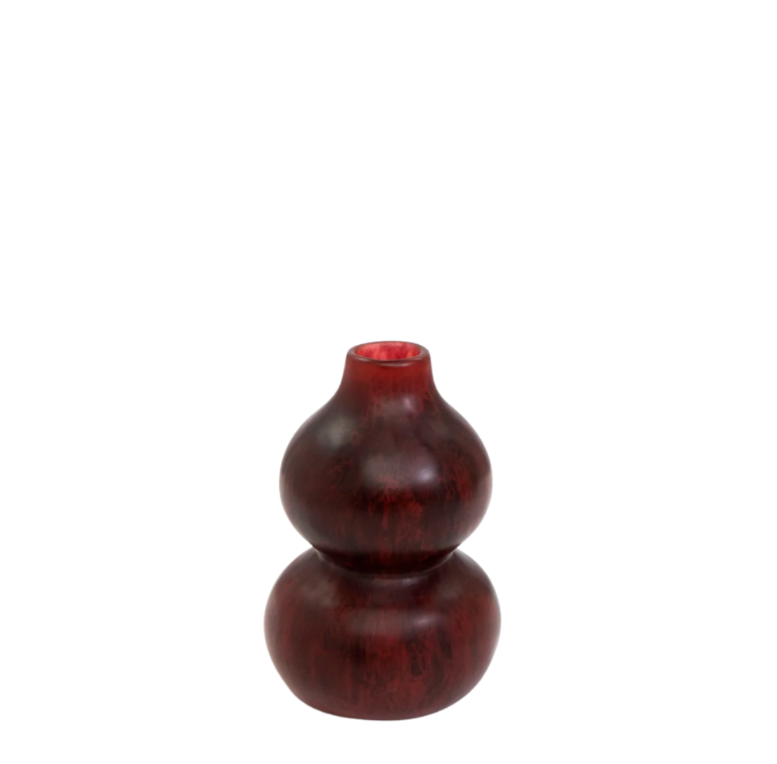 Lotus Seed Vase | Crimson