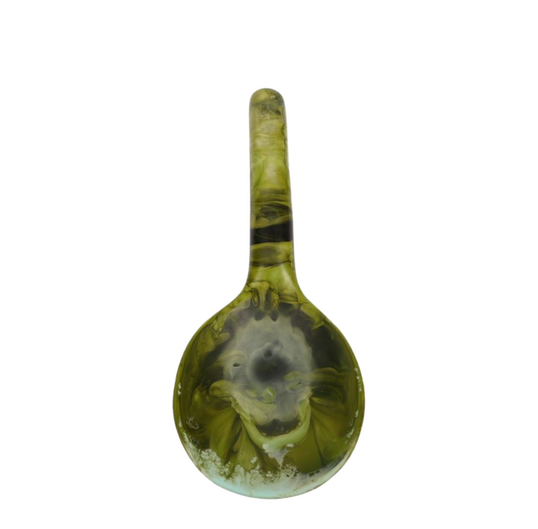 Large Round Spoon | Malachite