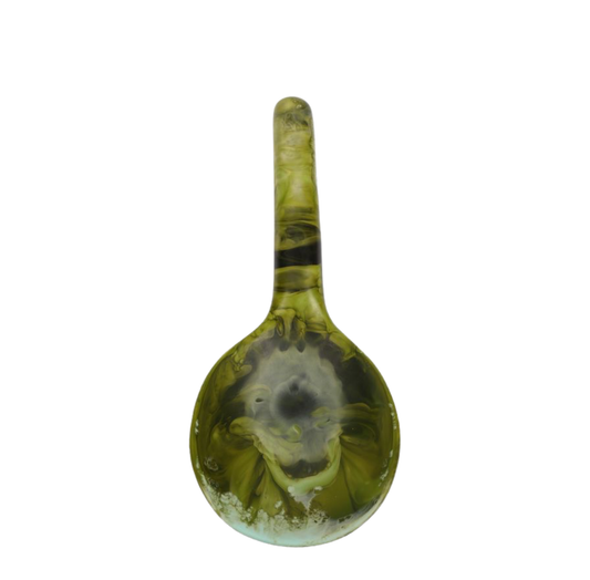 Large Round Spoon | Malachite