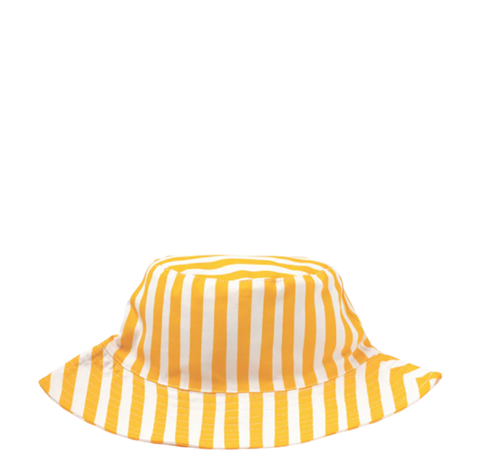 Baby Cotton Hat | Yellow Stripe | 1 - 3 Years