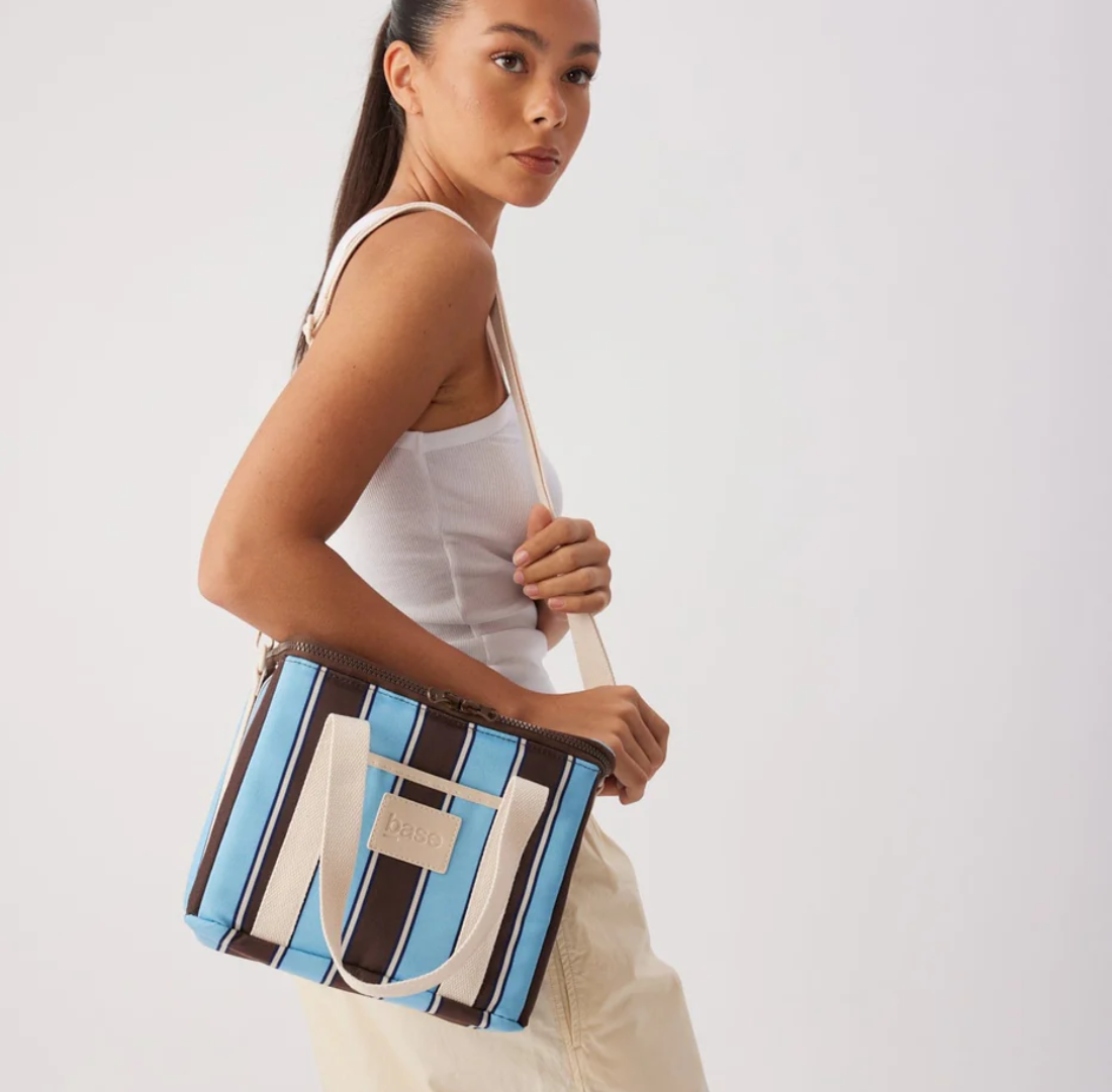 Lunch Base Bag | Chocolate Stripe