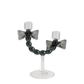 Double Bow Candle Holder