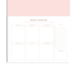 Weekly Desk Planner