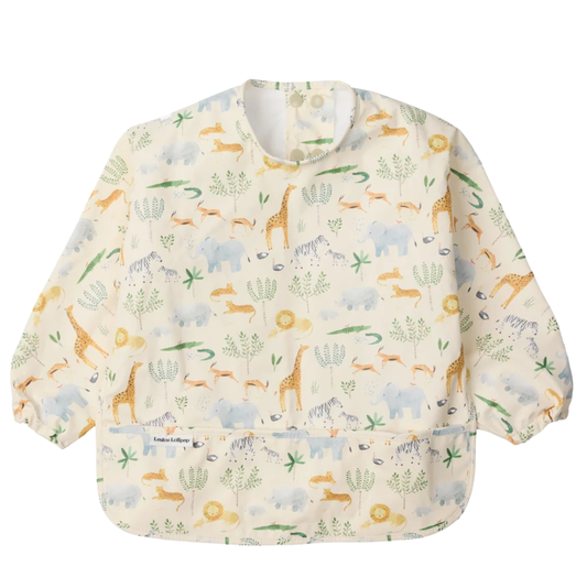 Long Sleeve Bib | Safari Jungle