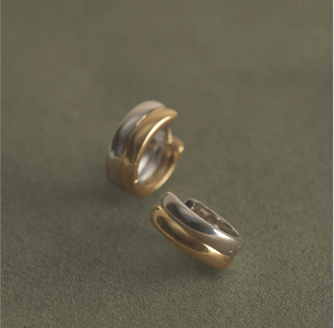 Soma Hoops | Mixed Metals
