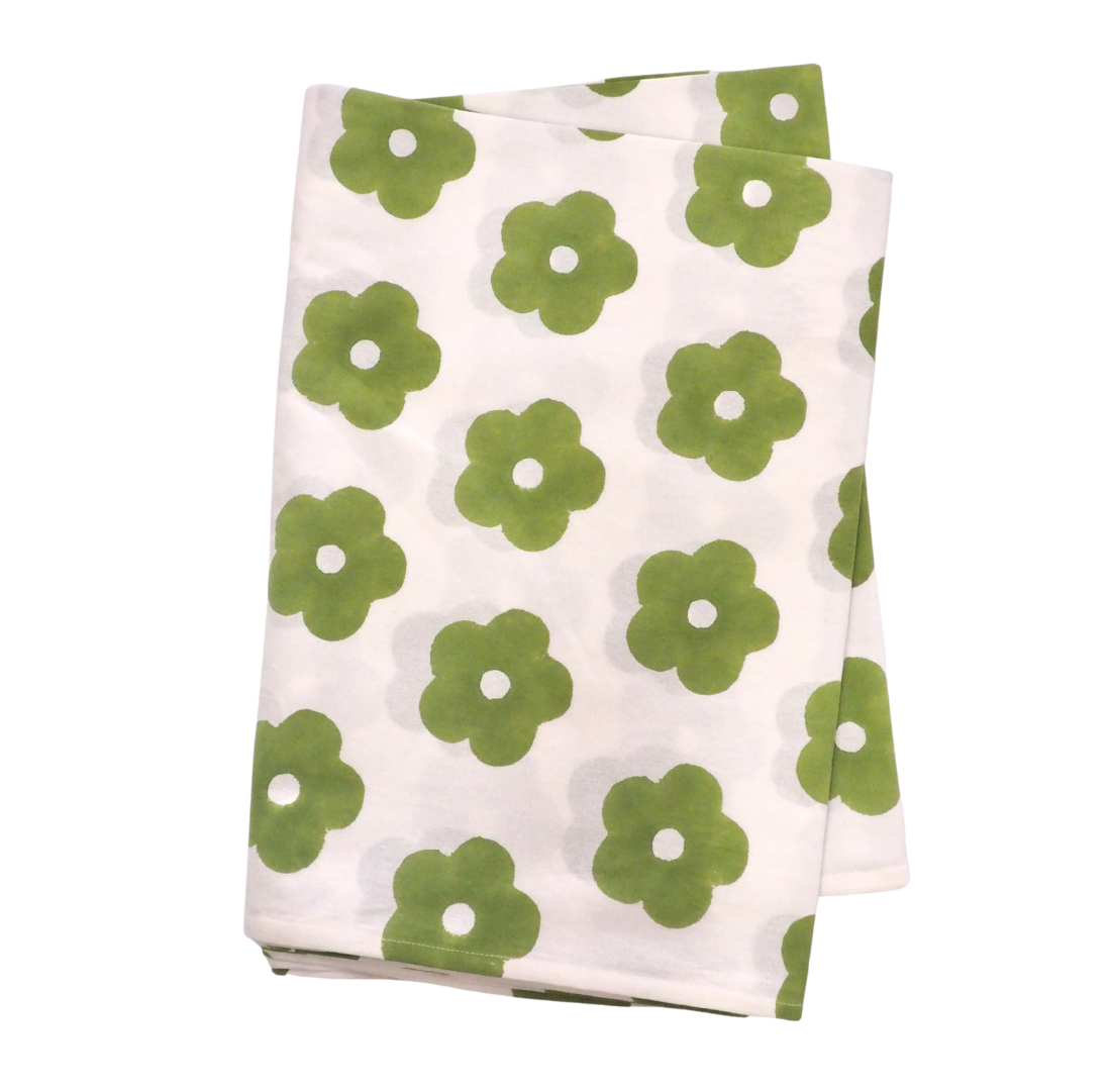 Tablecloth | Poppy | Green | 180 x 330cm