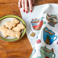 Aussie Teacups - Art Tea Towel