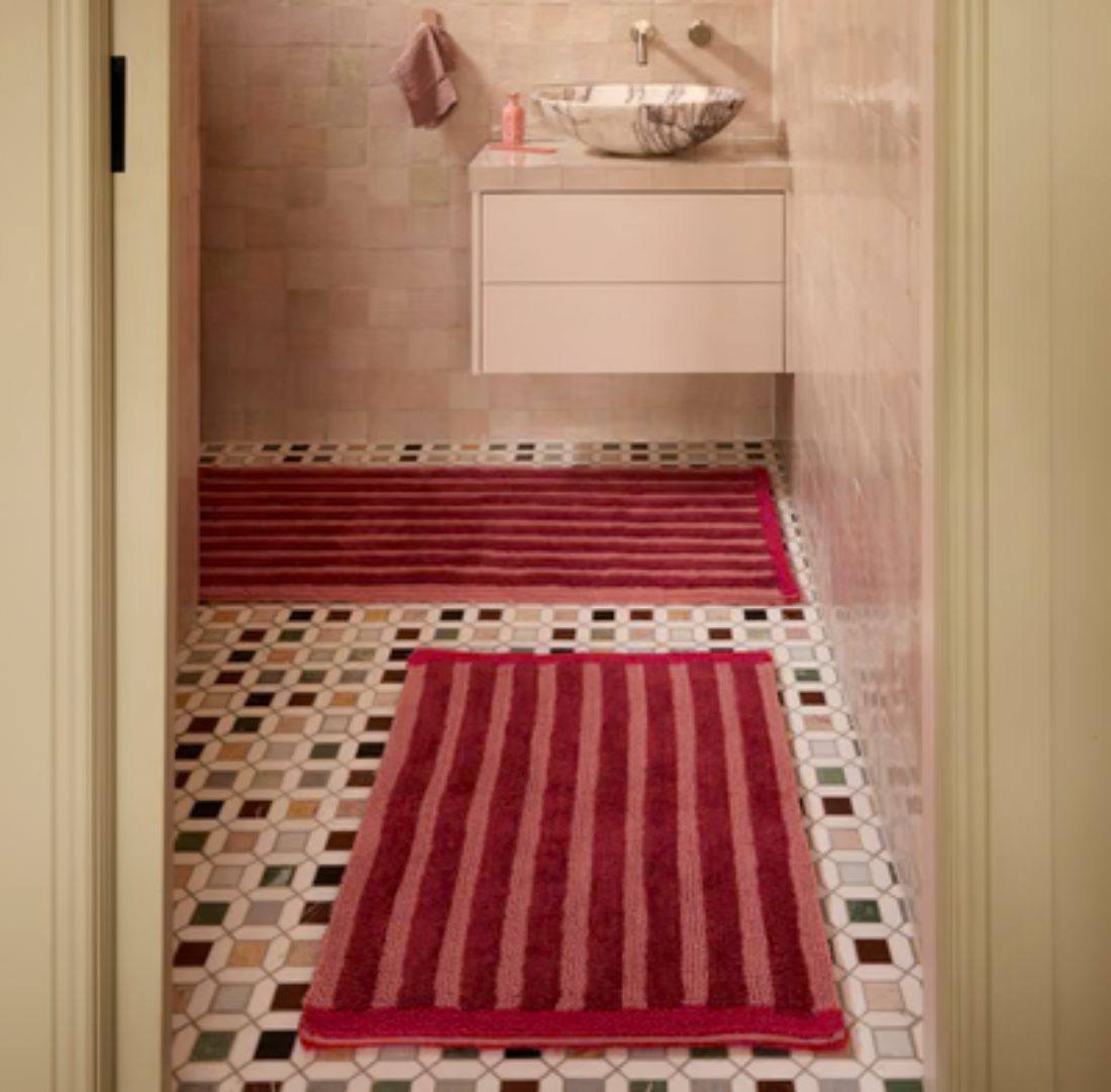 Bathmat | Burgundy | 60 x 80cm