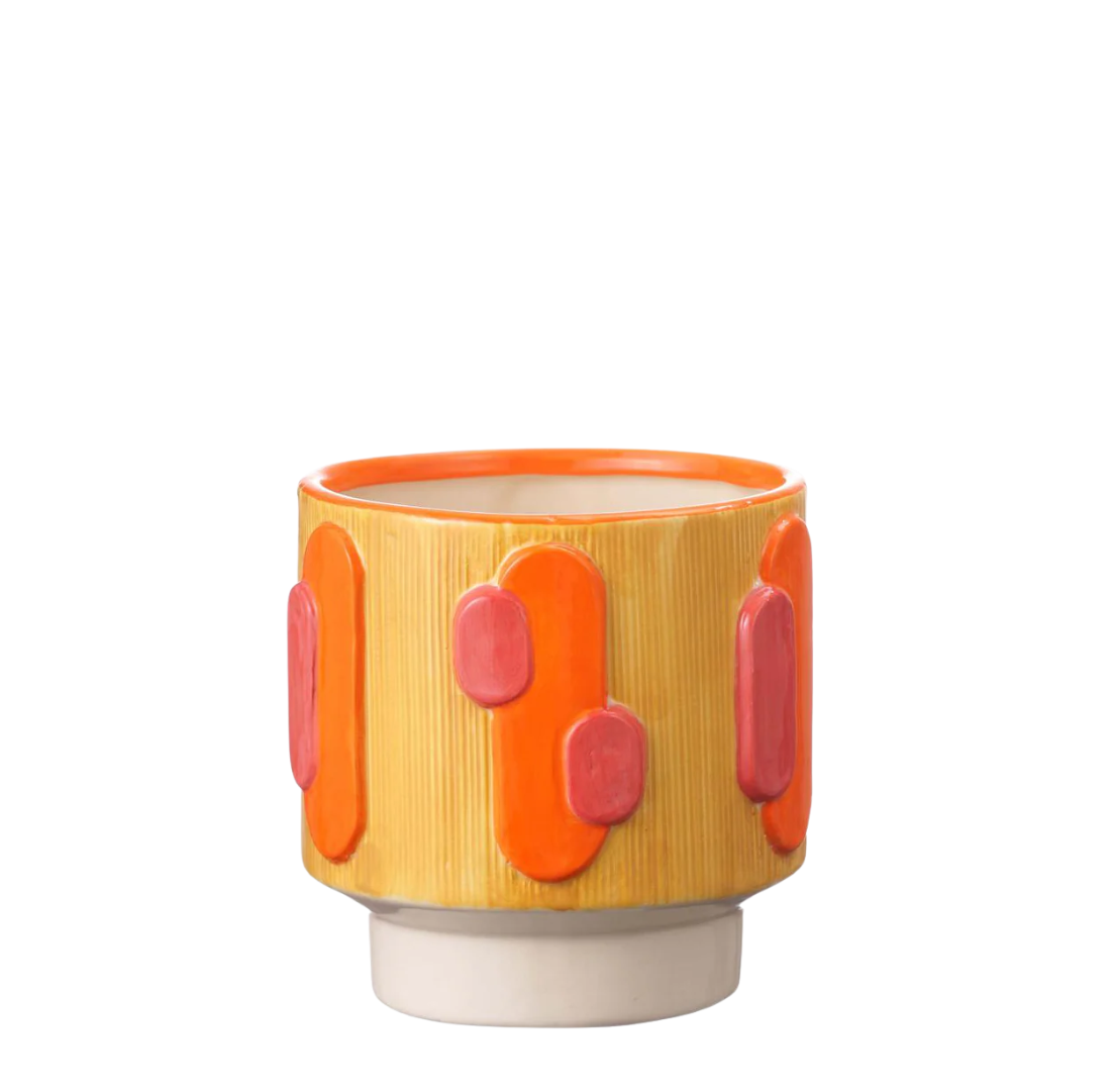 Serra Vase | Yellow + Orange