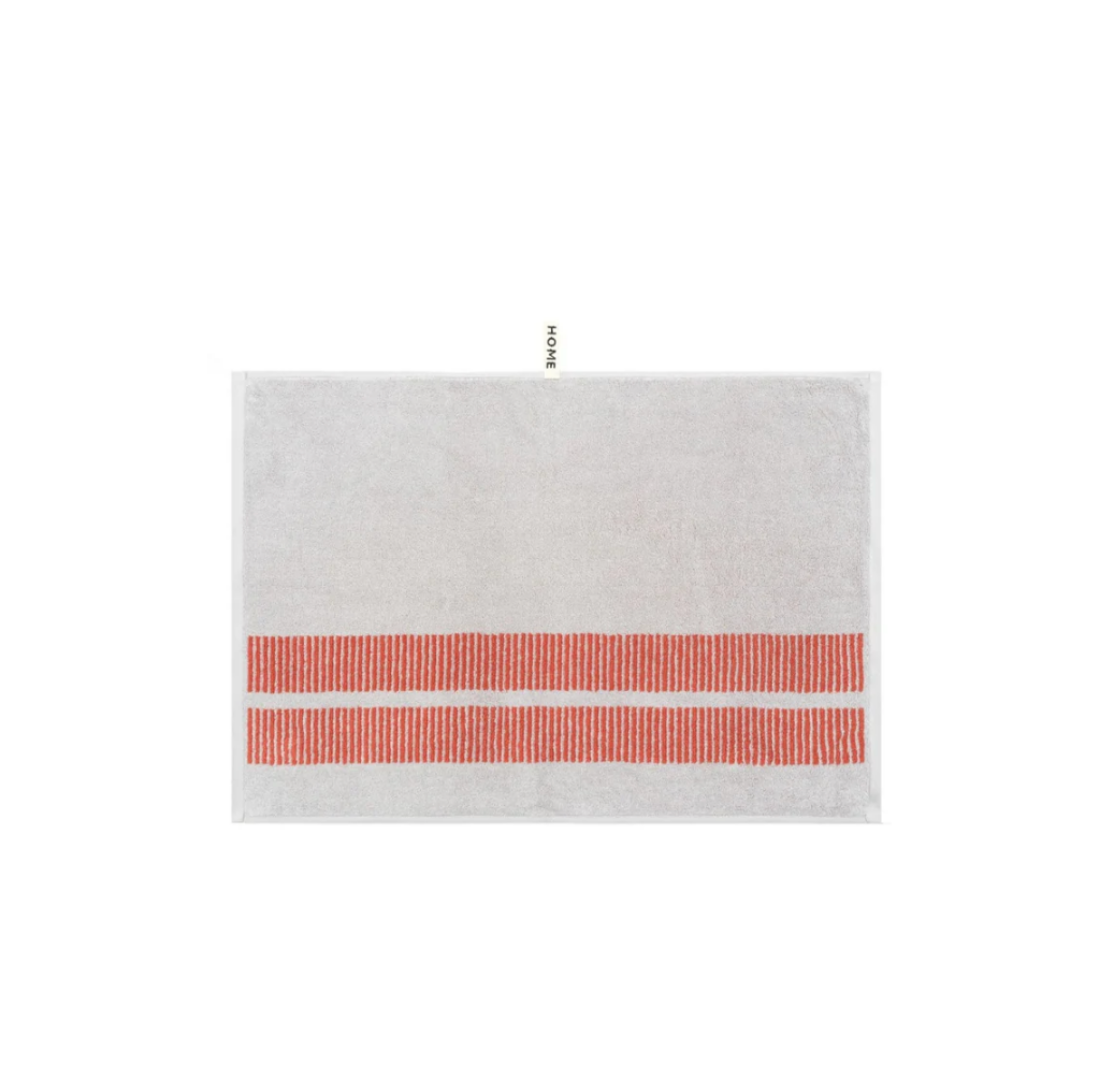 Dual Dash Hand Towel | Terracotta + Stone