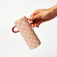 Griffe Bud Vase | Pink Check