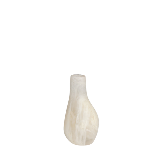 Liquid Vase | Chalk Swirl | M