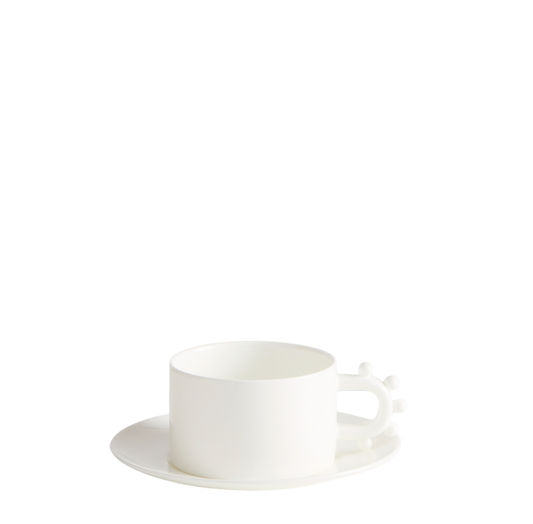 Pomponette Teacup + Saucer