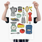 Italian Kitchen - Art Tea Towel