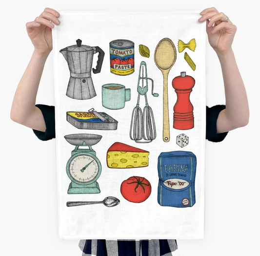 Italian Kitchen - Art Tea Towel